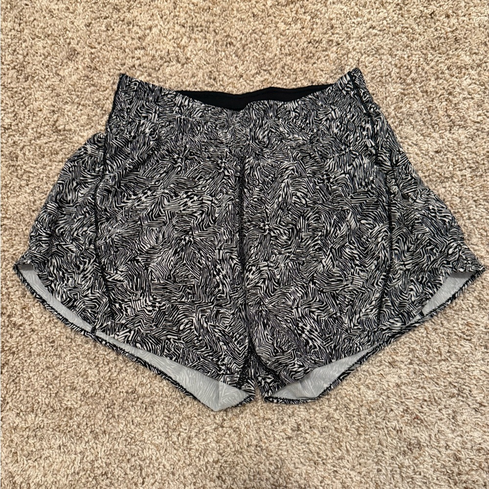 Lululemon track that high rise 3” shorts